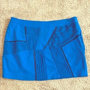 Royal Blue Mini Skirt